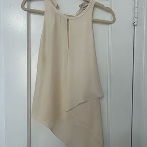 Elegant Cream Silk Top